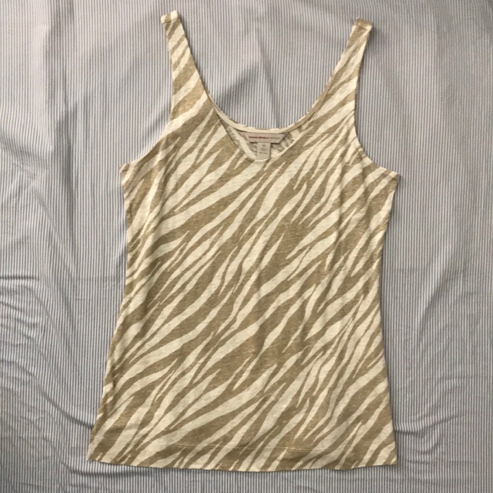BANANA REPUBLIC HERITAGE Print linen tank top XS